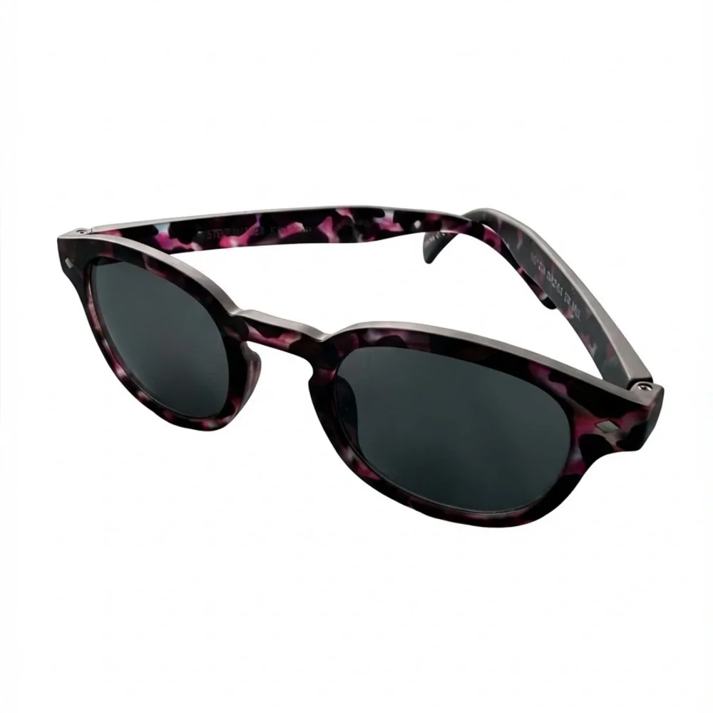 Steve Madden Reading Sunglasses 1.50 Strength Purple Leopard Print